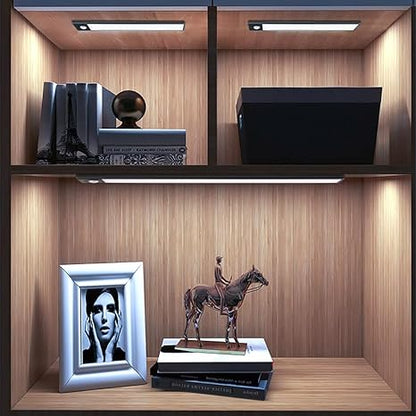 Wireless LED motion sensor light with a modern cylindrical design, rechargeable battery, and energy-efficient illumination, ideal for closets, hallways, and home safety.