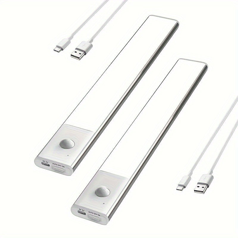 Portable LED motion sensor light with an easy-to-install magnetic base for multipurpose use.